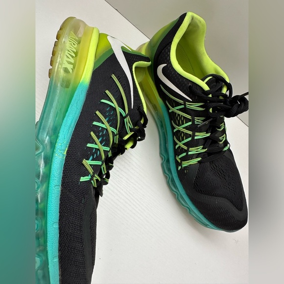 Nike Air Max 2015 Volt Hyper Jade Athletic Shoes 698902-003 Men's Size 9 - Picture 1 of 15
